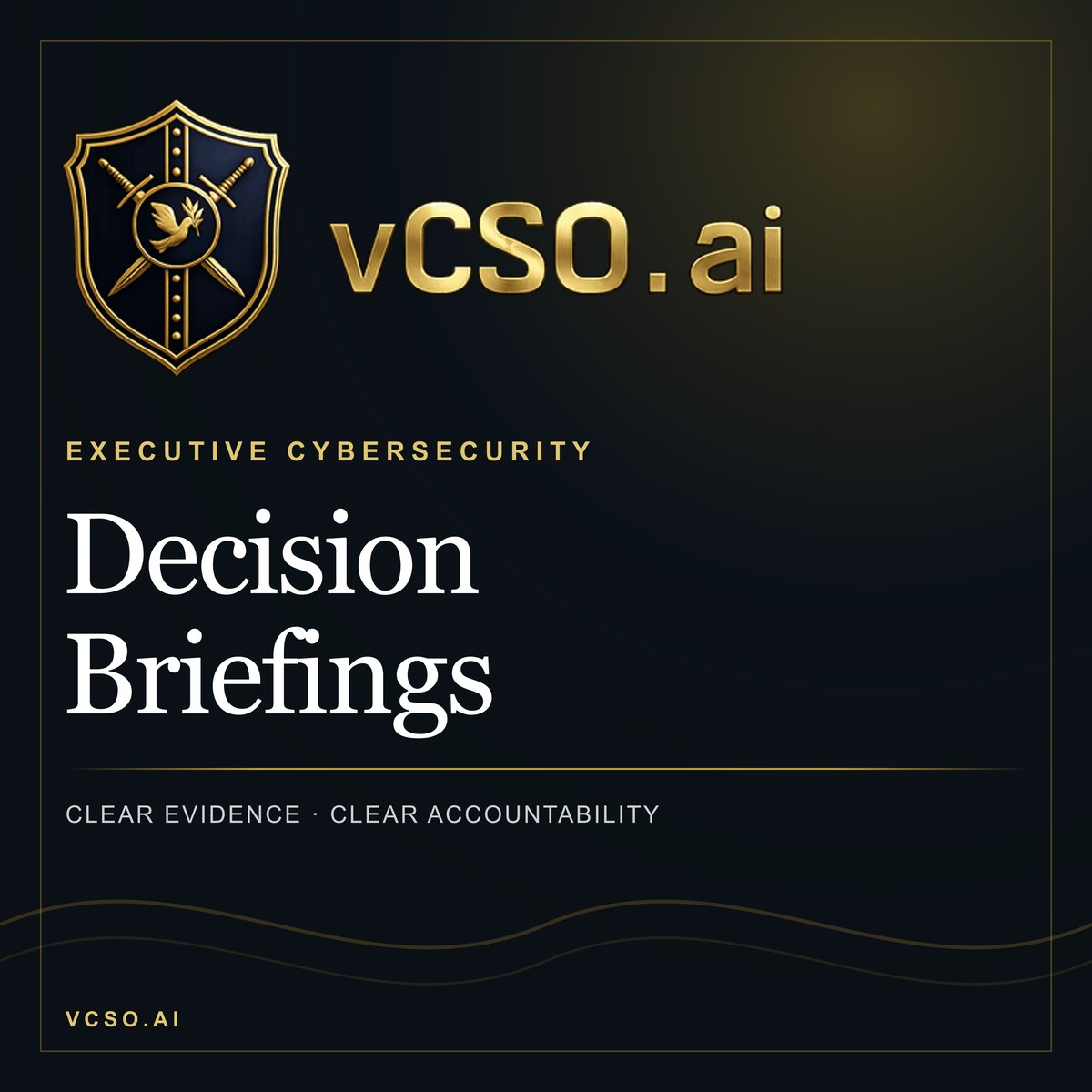 Cover art for vCSO Decision Briefings
